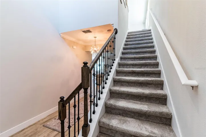 Rod iron stair railing