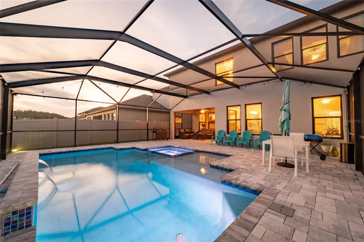 large screened area