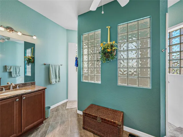 Master walk-through shower