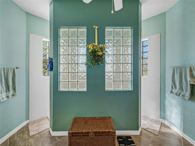 Master walk-through shower