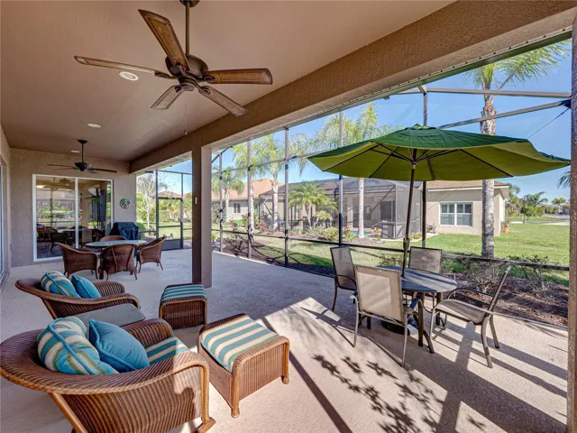 Expanded, screened veranda
