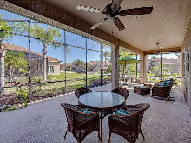 Expanded, screened veranda