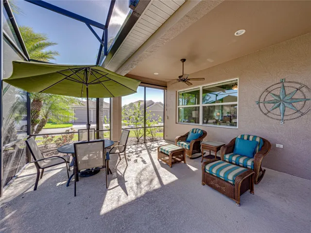Expanded, screened veranda