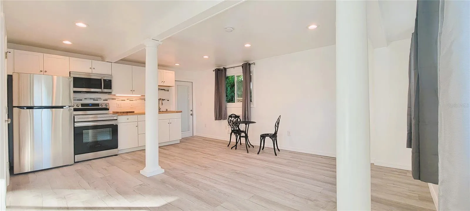 Unit F Living/Kitchen