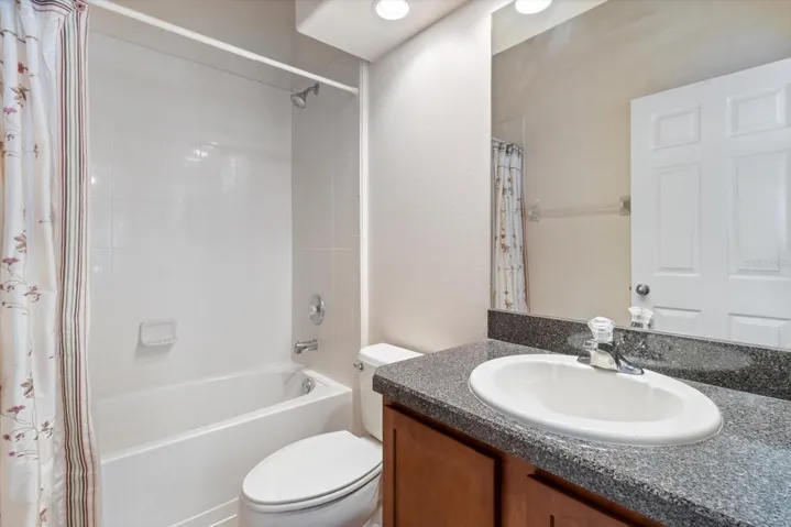 Bathroom 2 is located between Bedrooms 2 & 3