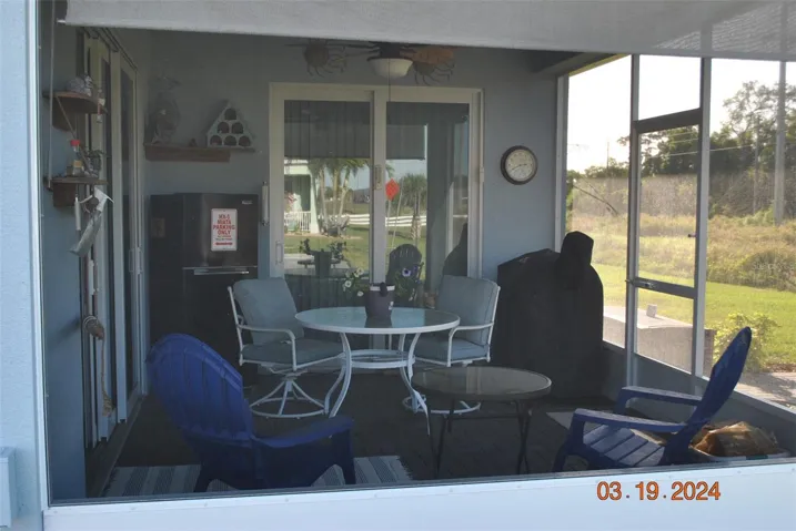 Back Screened Porch, with Pavers