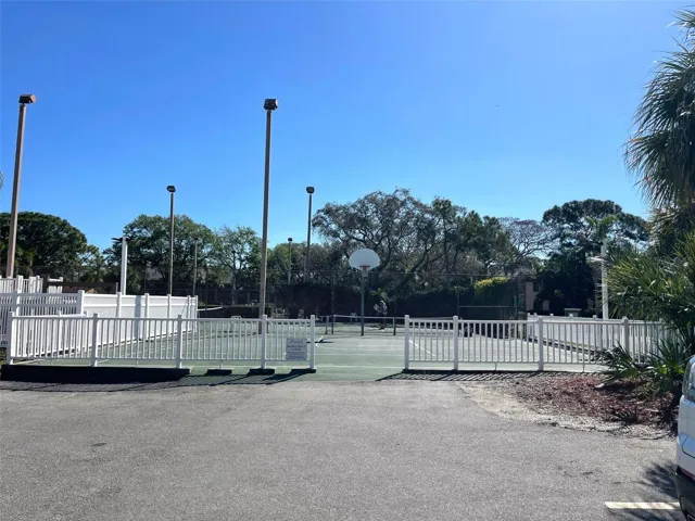 Basketball and Tennis courts