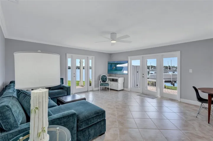 Water View from every direction in the living room