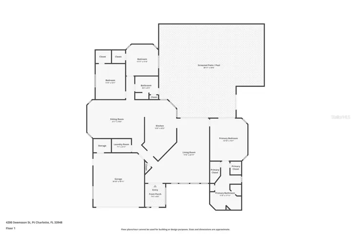 Spacious floorplan