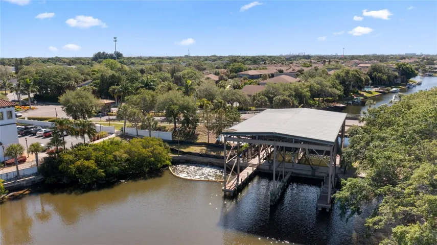 boat lift to lift boats into saltwater