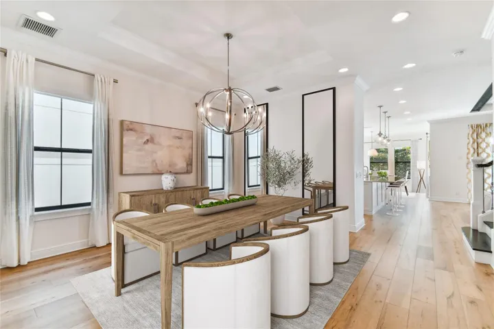 Virtually Staged Photo-Dining Room