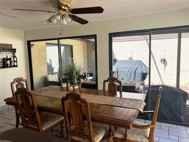 Living Room & Sliders Out to Patio