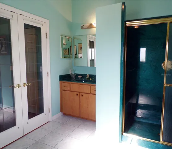 Walk-in shower with seat