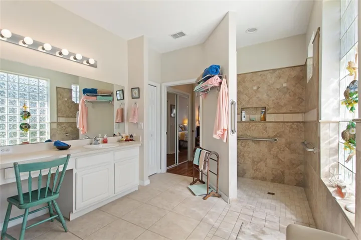 Level entry shower