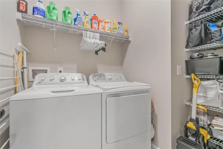Laundry Room includes the Washer & Dryer