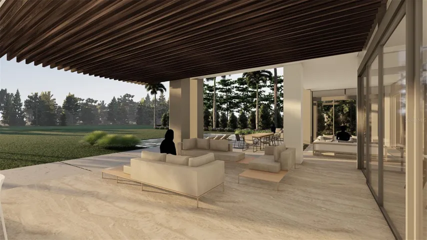 Outdoor Terrace Rendering
