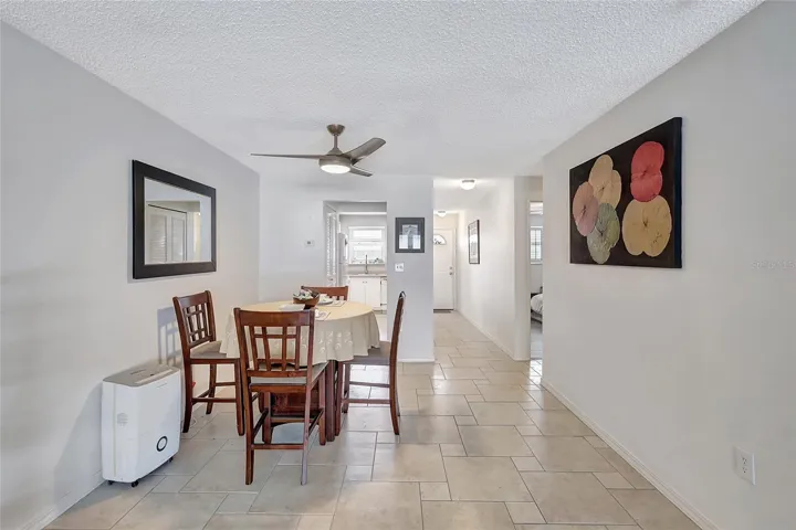 View of dining room from living room