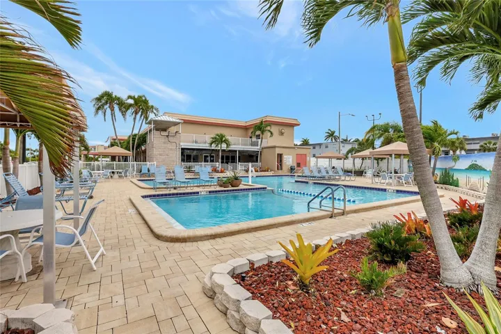 Another view of the pool and clubhouse