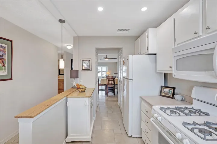 View from Kitchen to dining area