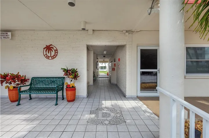 Lovely Entry at front of building
