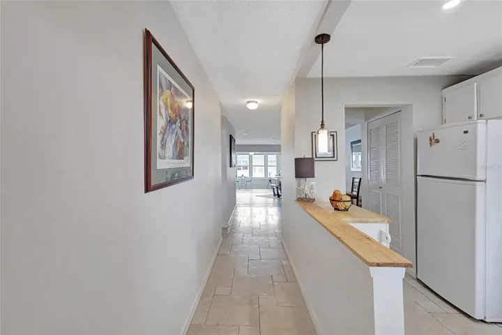 View from the Entry to your new home with the open and light kitchen area