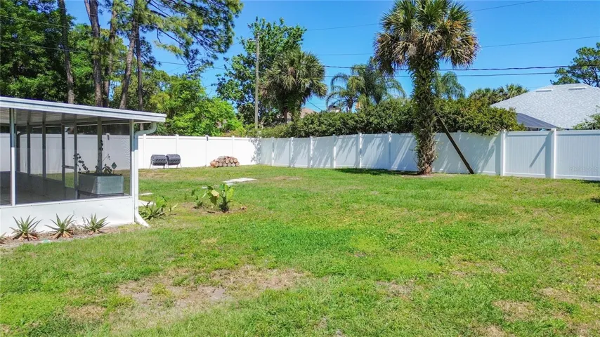 Expansive Fenced Yard