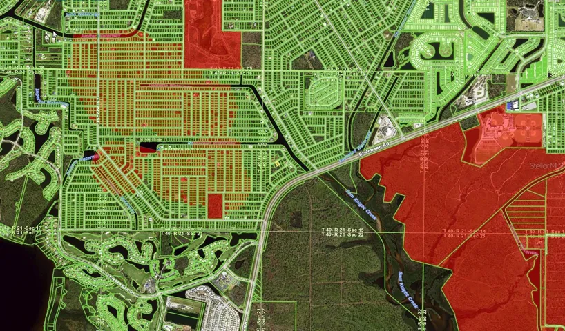 Wider aerial view.