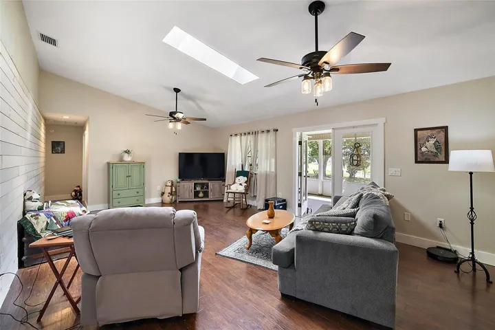 Living Room - 22X15 - has French Doors that open to spacious Screened Lanai.