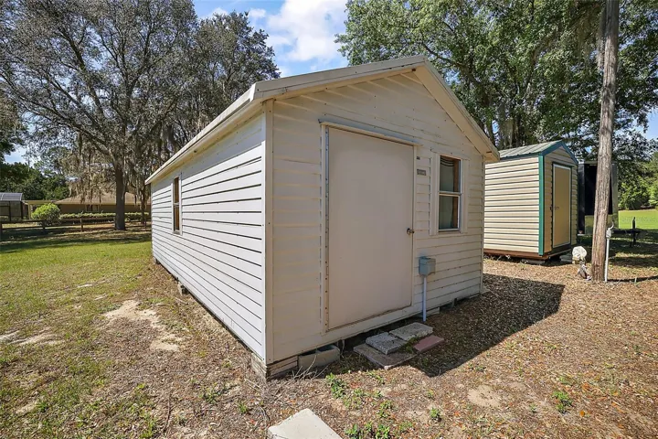 Storage Sheds.