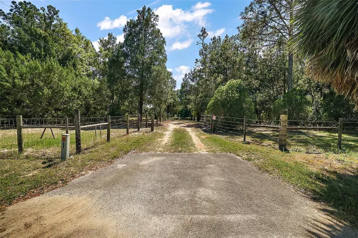 Driveway Entrance from Hwy 42.