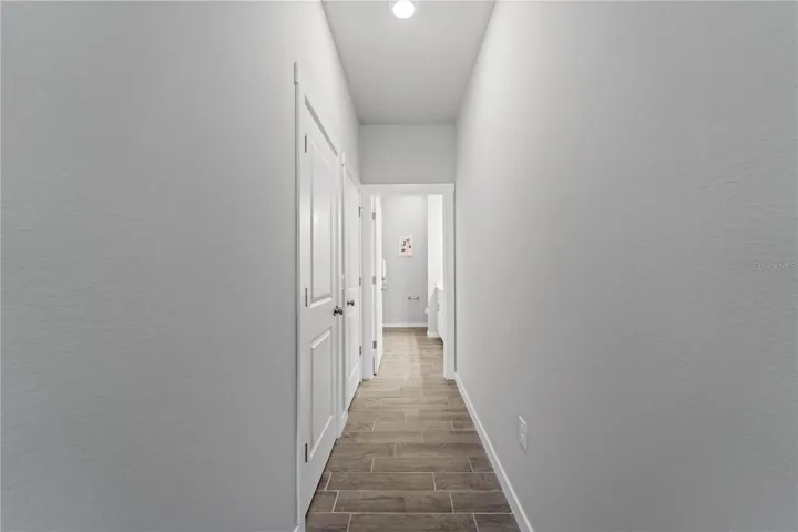 Hallway to primary Bath