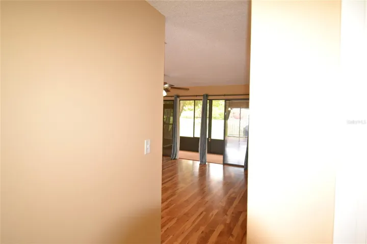 Front door view to Living Room and Large Lanai