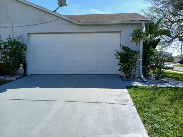 Two car garage