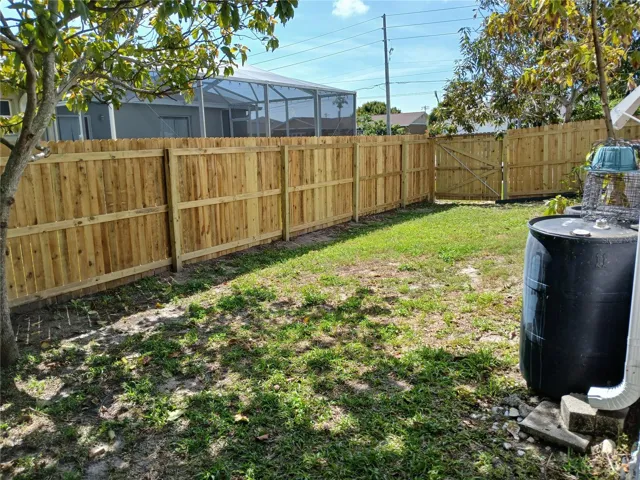 side yard..