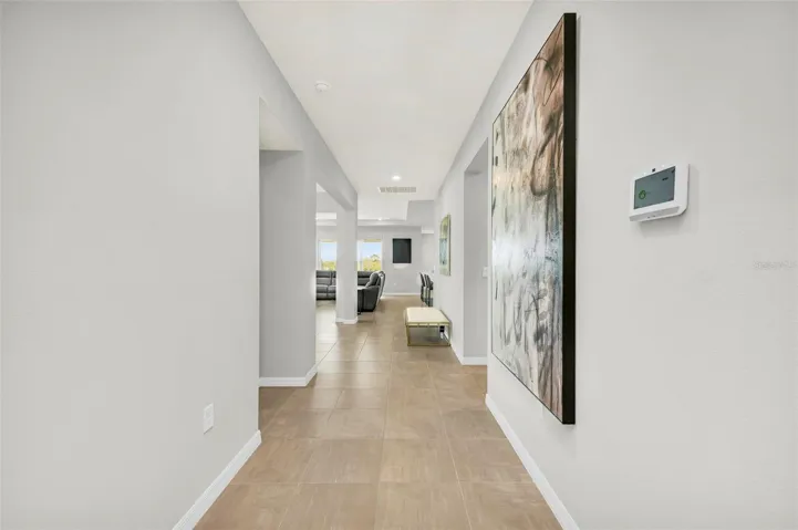 Expansive hallway, offering a sense of openness and luxury.