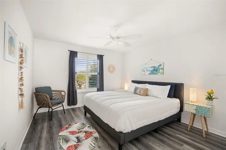 BEDROOM 2 WITH PLANTATION SHUTTERS