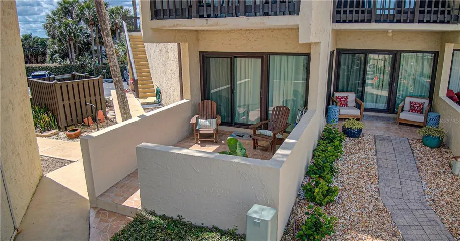 Private patios