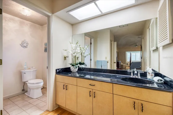 Vanity/dressing area & private water closet~