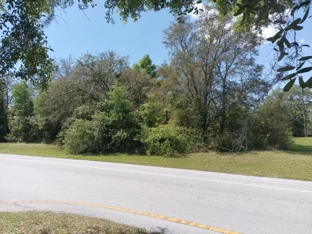 Looking at lot from north