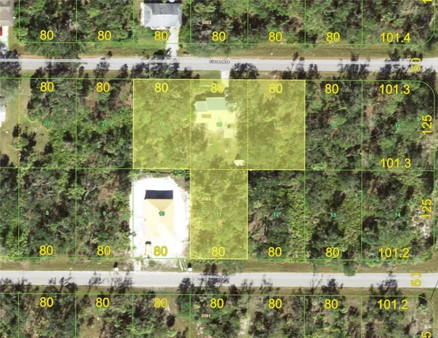 3 ADJOINING LOTS AVAILABLE - ONE ON EACH SIDE AND ONE IN REAR