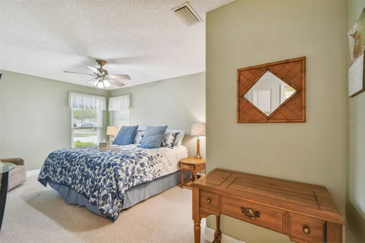 Master bedroom w/ King size bed