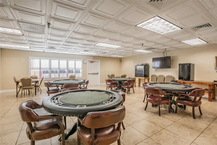 card room