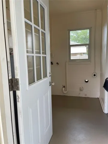 Entry door from carport