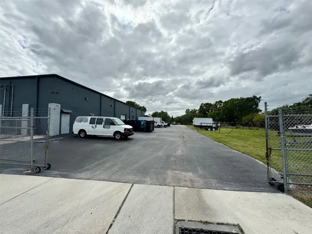 Main Gate to enter premises where the backlot is