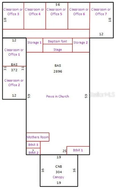 Building dimensions & floorplan