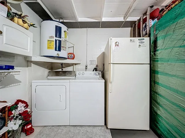 Washer & Dryer convey with the home.