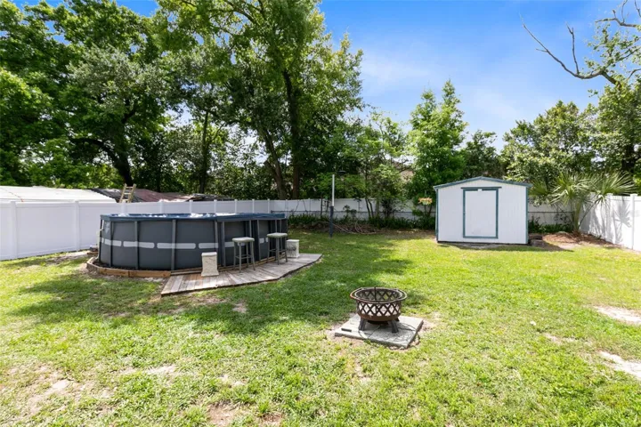 Cool off on those warm Florida afternoons or enjoy a swim in the evening in your above ground pool.