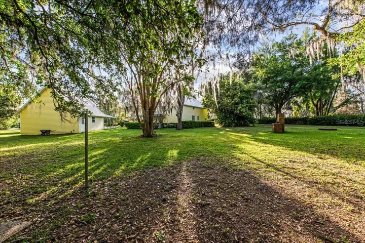 SW corner of property
