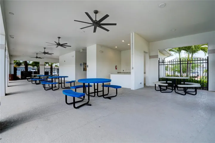 Community Recreational Space Next to Pool