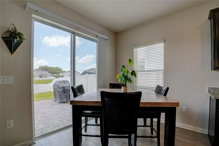 Sliding Doors to Backyard